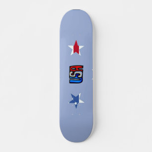 Patriottische sterren skateboard