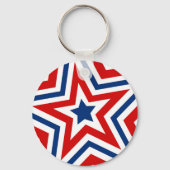 Patriottische sterren sleutelhanger (Voorkant)