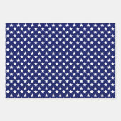 Patriottische Sterren Strepen DIY Patroon & BG Kle Inpakpapier Vel (Voorkant)
