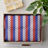 Patriottische sterren strepen patroon feest tissue tissuepapier (Geschenk)