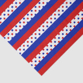 Patriottische sterren strepen patroonpartijweefsel tissuepapier (Detail)