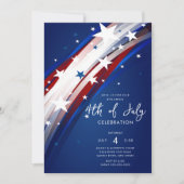 Patriottische sterren & strepen Vierde juli Kaart (Voorkant)