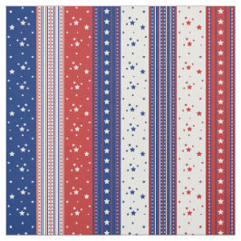 Patriottische sterren & Stripes Abstracte Amerikaa Stof