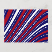 Patriottische sterren Stripes Freedom Flag 4 juli Briefkaart (Voorkant)