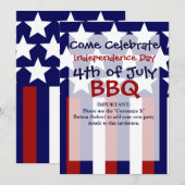 Patriottische sterren Stripes Freedom Flag 4 juli Kaart (Voorkant / Achterkant)