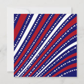 Patriottische sterren Stripes Freedom Flag 4 juli Kaart (Achterkant)