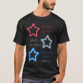 Patriottische sterren t-shirt (Voorkant)