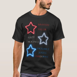 Patriottische sterren t-shirt