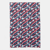 Patriottische sterren theedoek (Verticaal)
