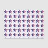 Patriottische sterren tissuepapier (Voorkant)