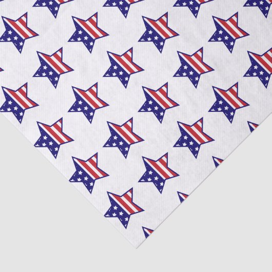 Patriottische sterren tissuepapier (Detail)