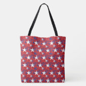 Patriottische sterren tote bag (Achterkant)