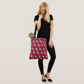 Patriottische sterren tote bag (Op model)