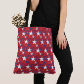 Patriottische sterren tote bag (Dichtbij)