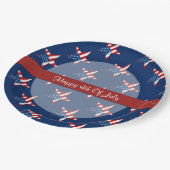 Patriottische sterren Vierde juli papieren Borden Papieren Bordje (Gekanteld)