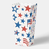 Patriottische sterren voor doos bedankdoosjes (Achterkant)