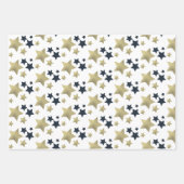 Patriottische sterren voor Folie Inpakpapier Vel (Voorkant 3)