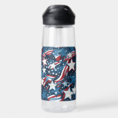 Patriottische sterren waterfles (Achterkant)