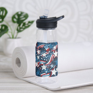 Patriottische sterren waterfles