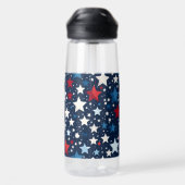 Patriottische sterren waterfles (Achterkant)