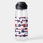 Patriottische sterren waterfles (Achterkant)