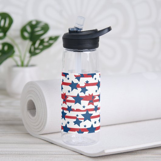 Patriottische sterren waterfles (Yoga (Gedraaid)  )
