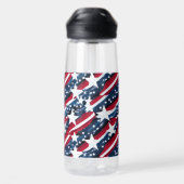 Patriottische sterren waterfles (Achterkant)
