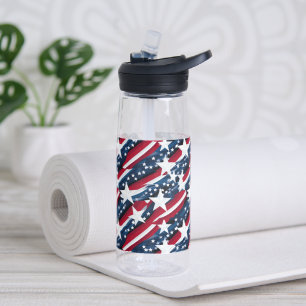 Patriottische sterren waterfles