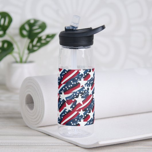 Patriottische sterren waterfles (Yoga (Gedraaid)  )