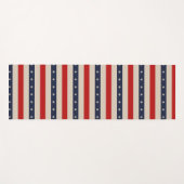 Patriottische sterren yogamat (Voorkant (horizontaal))