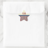 Patriottische sterstickers ster sticker (Tas)