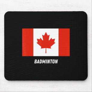Patriottische steun Badminton Canada Team Sport Ca Muismat