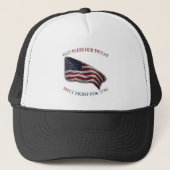 patriottische steuntroepen trucker pet (Voorkant)