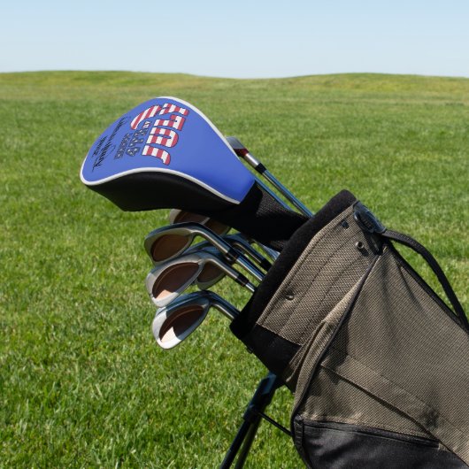 Patriottische Stijl Amerika 250 Golfheadcover (Insitu)