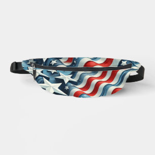 Patriottische stijl voor onderweg heuptasje