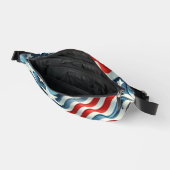 Patriottische stijl voor onderweg heuptasje (Open)