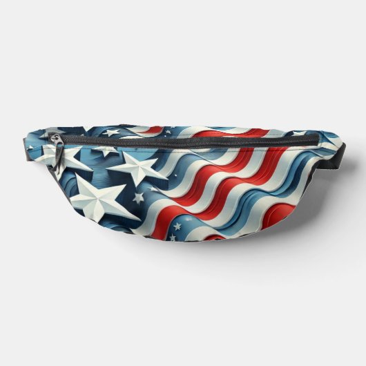 Patriottische stijl voor onderweg heuptasje (Liggend)