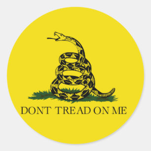 Patriottische stikers ronde sticker