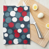 Patriottische Stippen Kitchen Towel Theedoek (Quarter Fold)