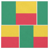 Patriottische stof van de vlag van Benin (Close Up)