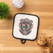 Patriottische Strandjutter Vector Graphic T-shirt_ Pannenlap (Top down)