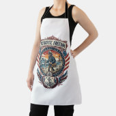 Patriottische Strandjutter Vector Graphic T-shirt_ Schort (Insitu)