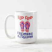 Patriottische strandvibes koffiemok (Links)