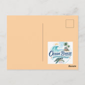 Patriottische strandzeedieren briefkaart (Achterkant)