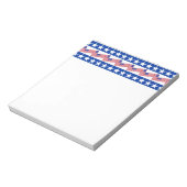 Patriottische streep notitieblok (Linkerzijde)