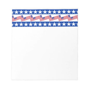 Patriottische streep notitieblok