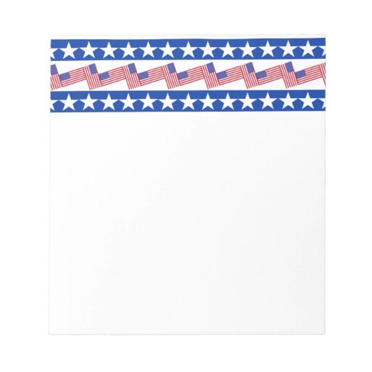 Patriottische streep notitieblok (Voorkant)