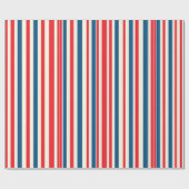 Patriottische strepen cadeaupapier (Vlak)