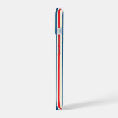 Patriottische strepen iPhone 15 case (Linkerkant)