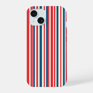 Patriottische strepen iPhone 15 case